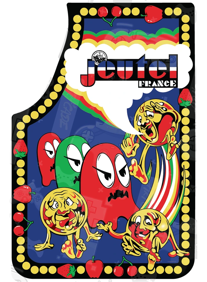  Side Art Pc-Man Borne Jeutel